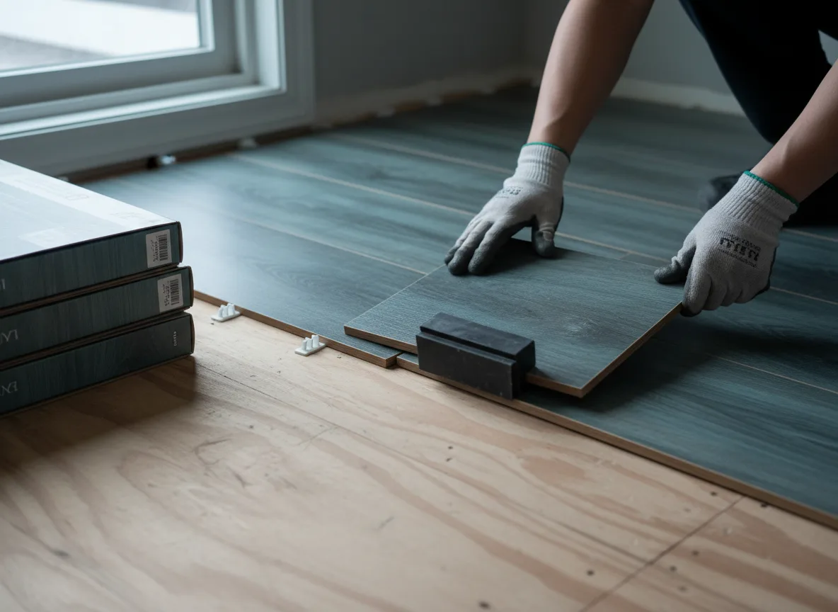 Luxury Vinyl Plank Installation company in Donie, TX
